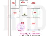 Indian Home Plan for0 Sq Ft north Indian Style Flat Roof House with Floor Plan