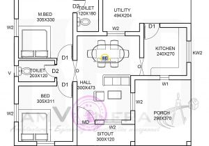 Indian Home Plans00 Sq Ft Indian House Plan for 300 Sq Ft