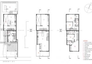 Infill Home Plans Front to Back Infill by Colizza Bruni Architecture