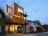 Innovative Home Plans Innovative Front to Back Infill House Creates Two Separate