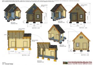 Insulated Dog House Building Plans Home Garden Plans Dh300 Insulated Dog House Plans