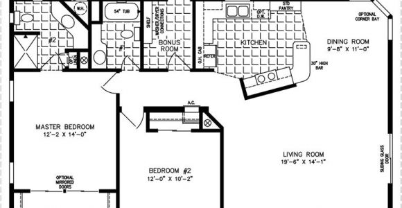 Jacobsen Homes Floor Plans the Tnr 2453b Manufactured Home Floor Plan Jacobsen