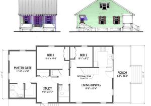 Katrina Home Plan the Katrina Cottage Model 1185