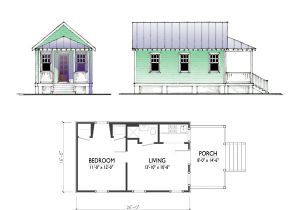 Katrina Home Plan the Katrina Cottage Model 416