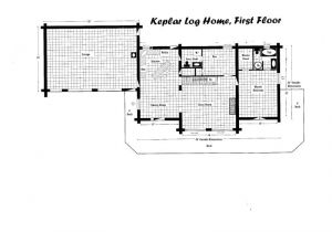 Keplar Log Home Floor Plan and 81 510 00 Set Up On Your Site Plus Del Boom