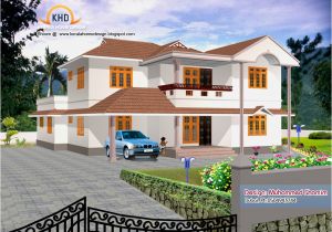 Kerala 3d Home Floor Plans 5 Beautiful Home Elevation Designs In 3d Kerala Home