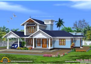 Kerala 3d Home Floor Plans Kerala Model Villa with Open Courtyard Kerala Home