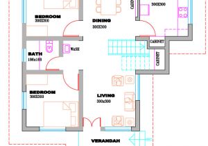 Kerala Housing Plans Kerala Home Plan and Elevation 1300 Sq Feet Kerala