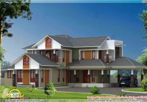 Kerala Model Home Plans with Photos 5 Kerala Style House 3d Models Kerala Home Design and