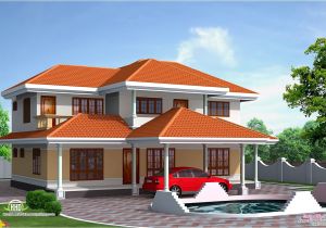 Kerala Style 4 Bedroom Home Plans Four Bedroom House Elevation In 2500 Sq Feet Home
