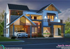 Kerala Style Homes Designs and Plans Cute Night View Kerala Home Design Kerala Home Design