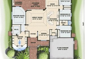 Key West Style Home Floor Plans Key West Charm 66160gw 1st Floor Master Suite Cad