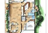 Key West Style Home Floor Plans Key West Style 66066gw 1st Floor Master Suite Cad