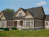 Lake Cottage Home Plans Craftsman Style Lake House Plan with Walkout Basement