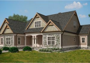 Lake Cottage Home Plans Craftsman Style Lake House Plan with Walkout Basement