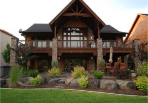 Lake Home Plans with Walkout Basement Finished Walkout Basement House Plans House Plans with