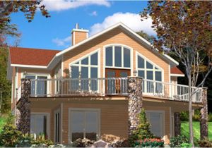 Lake House Plans for Sloping Lots Contemporary Style House Plan 3 Beds 2 5 Baths 2144 Sq