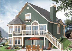 Lake House Plans for Sloping Lots Lake House Plans Cottage House Plans