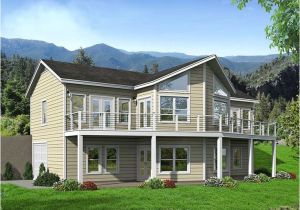 Lake House Plans for Sloping Lots Lakefront House Plans Sloping Lot