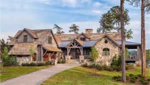 Lake Keowee House Plans Timber Frame Home with Farmhouse Interiors Overlooking