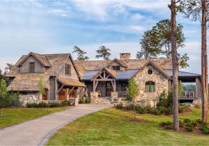 Lake Keowee House Plans Timber Frame Home with Farmhouse Interiors Overlooking Lake Keowee House Plans Timber Frame Home with Farmhouse Interiors Overlooking