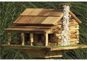 Large Bird House Plans Large Bird Feeder Plans Log Cabin Bird House Plans Log