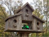 Large Bird House Plans Rustic Reclaimed Cedar Birdhouse Barn