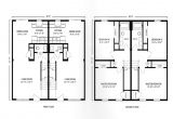 Large Duplex House Plans Modular Ranch Duplex with Garage Plan Modular Duplex Two
