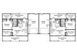 Large Duplex House Plans Multi Family Home Plans One Story Duplex House Plan
