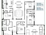 Large Home Plans for Entertaining Floor Plan Friday Open Living with Triple Garage