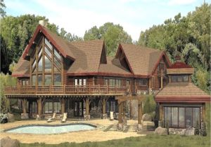 Large Log Home Floor Plans Large Log Cabin Home Floor Plans Custom Log Homes Log
