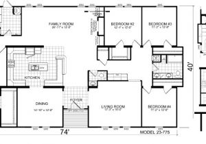 Large Modular Home Floor Plans Triple Wide Mobile Home Floor Plans Manufactured