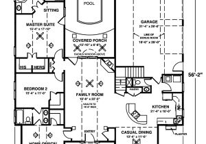 Large One Story Home Plan Large One Story House Plans Smalltowndjs Com