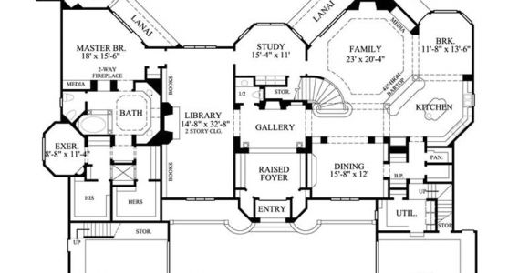 Large One Story Home Plan Large One Story House Plans Smalltowndjs Com