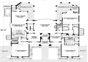 Large One Story Home Plan Large Single Story Floor Plans 3 Story Brownstone Floor
