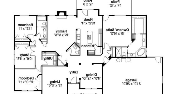 Large One Story Ranch House Plans Large One Story Ranch House Plans 2018 House Plans and