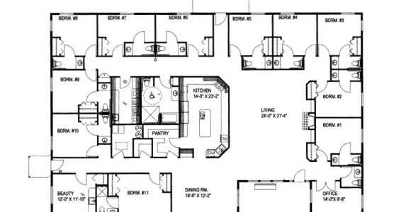 Large Ranch Home Plan Large Ranch House Plans Smalltowndjs Com