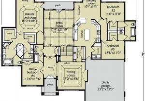 Large Ranch Style Home Floor Plans Large Ranch Home Plans Smalltowndjs Com
