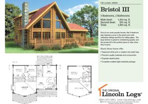 Lincoln Log Homes Floor Plans Log Home Floorplan Bristol Iii the original Lincoln Logs