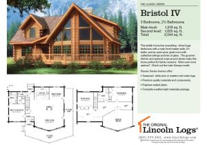 Lincoln Log Homes Floor Plans Log Home Floorplan Bristol Iv the original Lincoln Logs