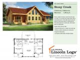 Lincoln Log Homes Floor Plans Log Home Floorplan Stony Creek the original Lincoln Logs