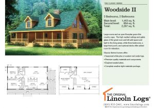 Lincoln Log Homes Floor Plans Log Home Floorplan Woodside Ii the original Lincoln Logs