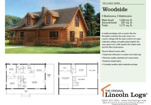 Lincoln Log Homes Floor Plans Log Home Floorplan Woodside the original Lincoln Logs