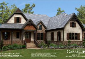 Lodge Homes Plans Big Mountain Lodge A House Plan House Plans by Garrell