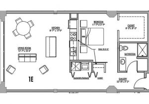 Loft Home Floor Plans Floor Plan 1e Junior House Lofts