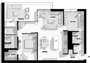 Loft Home Plans Open Floor Plans with Loft Modern Loft Floor Plans House