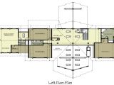 Loft Style Home Plans Ranch Log Home Floor Plans with Loft Craftsman Style Log