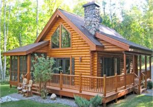 Log Cabin Home Plans Log Cabin House Plans with Porches