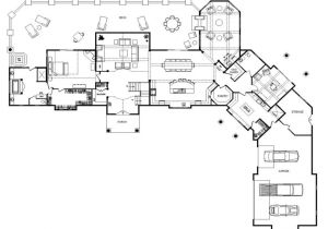 Log Home Floor Plans Single Story Log Cabin House Plans