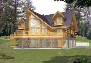 Log Home Floor Plans with Garage and Basement Log Cabin House Plan Alp 04z7 Chatham Design Group